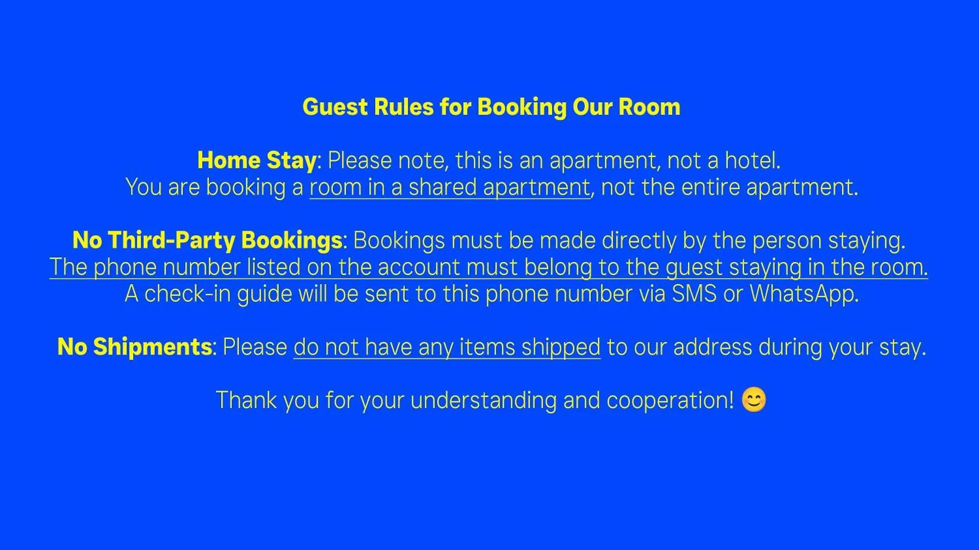 The Blue Room Homestay New York